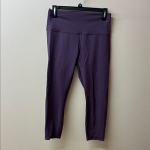 Purple High-Waisted Leggings